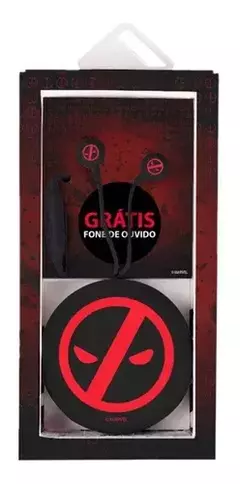Mochila Deadpool Original Marvel + fone - comprar online