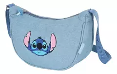 Bolsa StitchTransversal Jeans Meia Lua - Disney na internet