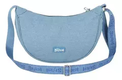 Imagem do Bolsa StitchTransversal Jeans Meia Lua - Disney