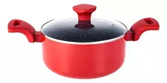 Conjunto De Panelas 5 Peças Pratic Cook Red Mimo Style na internet