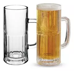Caneca Rio Home Chopp 370ml - Kit Com 2 Unidades Cor Incolor