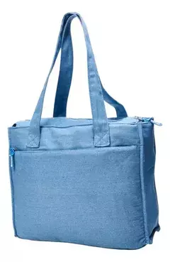 Bolsa Stitch Feminina Jeans Sintética - EMAGRECER FIT
