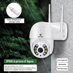 Câmera Segurança IP Externa Rotativa Wifi Prova Dágua Full Hd 1080p Jortan JT-8276QJ na internet