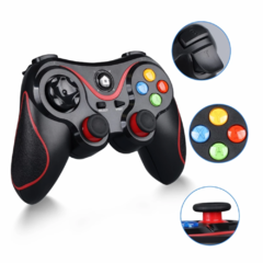 Controle Gamer Sem Fio com Suporte Celular Joystick Manete Bluetooth 2.4G Ovleng SN-V8 - comprar online