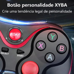 Controle Gamer Sem Fio com Suporte Celular Joystick Manete Bluetooth 2.4G Ovleng SN-X3 - loja online