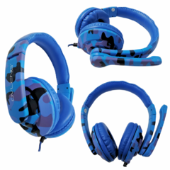 Fone De Ouvido Gamer Pro Headphone com Microfone P2 Camuflado Profissional Ovleng OV-PM2 na internet