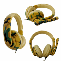 Fone De Ouvido Gamer Pro Headphone com Microfone P2 Camuflado Profissional Ovleng OV-PM2 - comprar online