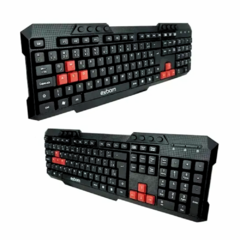 Teclado Multimídia Semi Mecânico Tecla Game Plug & Play ABNT2 Exbom BK-144M na internet