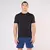 Remera Saucony Stopwatch Manga Negra - tienda online