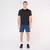 Remera Saucony Stopwatch Manga Negra - comprar online