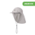 Gorra Ultraliviana con Cubre Nuca Desmontable Aonijie - Gris