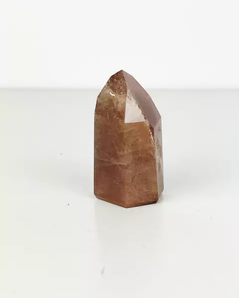 Ponta Polida Quartzo Fumê Rutilado 75 a 89 gramas aprox.