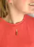 Pingente Figa Goldstone Marrom Banho Prata