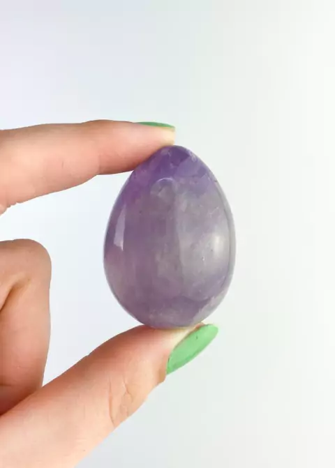 Ovo Ametista Chevron 50 a 65 gramas aprox.