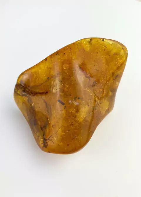 Pedra Âmbar Polido Copal 40 gramas