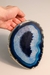Chapa Ágata Azul Banho Ouro 281 a 385 gramas aprox. - comprar online