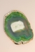 Chapa Ágata Verde Banho Ouro 973 gramas aprox. - BORTOLUZZI - SHOP DOS CRISTAIS