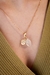 Colar Signo Aquário - Pedra Cristal Bruto banhado Ouro