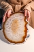 Chapa Ágata Natural Banhado Prata 1,016Kg