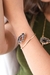 Bracelete Geodo de Ágata Natural Banho Ouro na internet