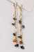Brinco Chakras Cascalho Banhado a Ouro