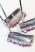 Porta Caneta Ametista Slice Prateado - BORTOLUZZI - SHOP DOS CRISTAIS