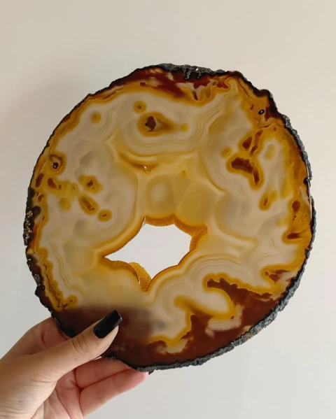 Chapa Ágata Natural 484 a 738 gramas