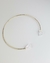 Choker Cristal de Quartzo Bruto Banho Ouro na internet
