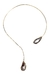Choker Duo Geodo de Ágata Natural Banho Ouro na internet