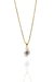 Colar Diamante Herkimer Bruto Banhado Ouro 45cm - loja online