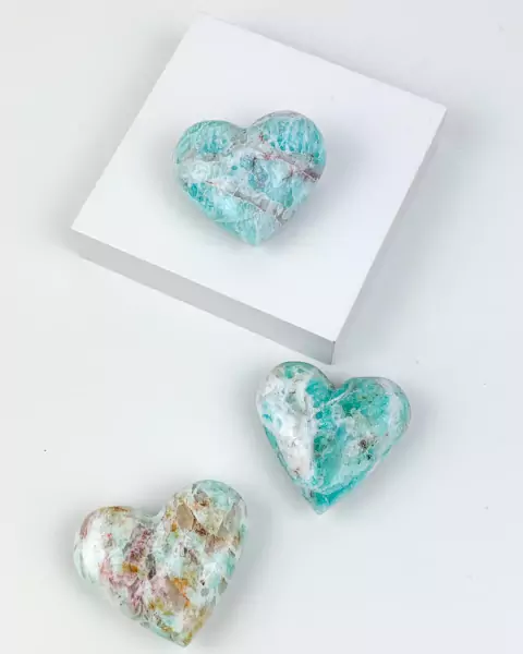 Coração Amazonita 40 a 55 gramas aprox.