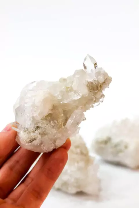 Drusa Cristal de Quartzo 184 a 222 gramas aprox.