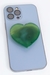 Suporte para celular Coração Ágata Verde - comprar online