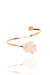 Bracelete Quartzo Cristal Cubo Banho Ouro - comprar online