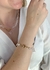 Pulseira Cristal de Quartzo com Fecho Boia Banho Ouro - comprar online