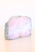 Porta Livro Quartzo Rosa Banho Prata - comprar online