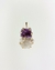 Pingente Drusa duo Cristal com Ametista banho ouro - comprar online