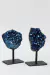 Drusa Quartzo Titânio Blue na Base Metal Preta 312 a 345 gramas - comprar online