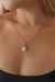Colar Pedra Natural Quartzo Rosa Conexão Singular banhada Ouro 18K - comprar online