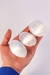 Pedra Selenita Branca Forma Sabonete 6 cm aproximadamente - comprar online
