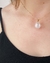 Pingente Obsidiana Lavanda Rolada com Pino Banhado Ouro - comprar online