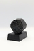 Pedra Turmalina Negra Bruta com Base Madeira Preta 684 gramas - comprar online