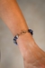 Pulseira Sodalita com Fecho Boia Banho Ouro