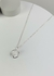 Colar Ponta Cristal de Quartzo Bruto Argola Banho Prata - comprar online