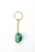 Chaveiro Quartzo Verde Rolado Dourado - comprar online