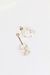 Brinco Cristal Bruto Constelar banhado Ouro - comprar online