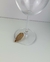 Marcador de Taça Ágata Natural Banho Ouro - comprar online