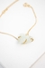 Pulseira Água Marinha Bruta com Garra Banhado Ouro - comprar online
