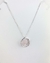 Colar Pedra Natural Quartzo Rosa Conexão banhada Prata - comprar online