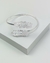 Bracelete duo ponta Cristal de Quartzo envolta banho prata - comprar online